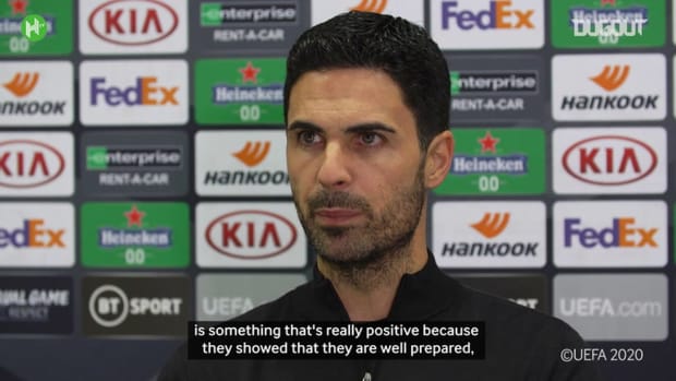 Arteta happy with Europa squad rotation ahead of Man United test